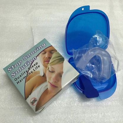 1Set Stop Snoring Anti Snore Mouthpiece Apnea Guard Bruxism Tray Sleeping Aid Mouthguard Anti Snore Sleep Adi Device Health Care