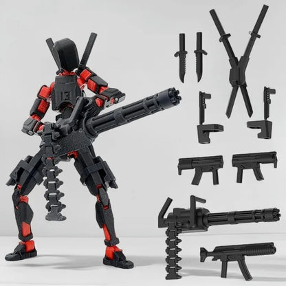 T13 Titan 13 Action Figure Set Robot Action Figure 3D Printed Robo 13 Action Fidget Toys For Collectors Desktop Decorations