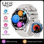 LIGE Micro Physical Examination ECG Smart Watch Men Bluetooth Call Heart Rate Blood Pressure Oxygen Health Smartwatch 2025 New