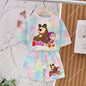 Mashas and The Bear Sets Summer Outdoor Breathable Soft Lightweight Casual Tracksuit Kawaii Anime Fashion Smile Outfit Set Gifts