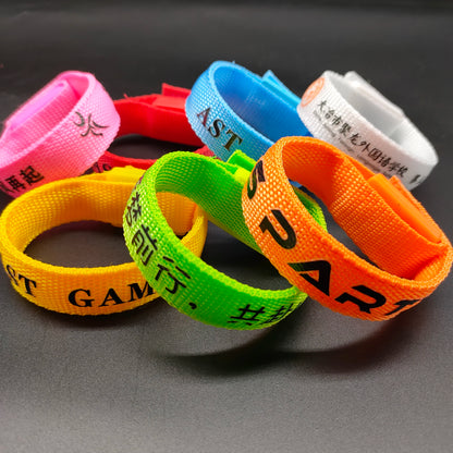 Ddjoy Led Bracelet Concert Party Bar Bracelet Velcro Led Luminous Sports Wrist Strap Party Supplies