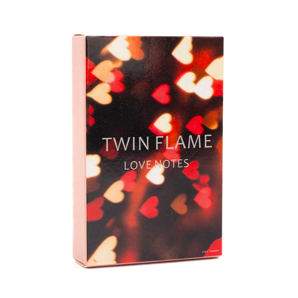 45pcs Twin Flame Love Notes Oracle Cards - 10.3×6cm Fortune Telling Deck Relationship Insights Table Board Game for Parties