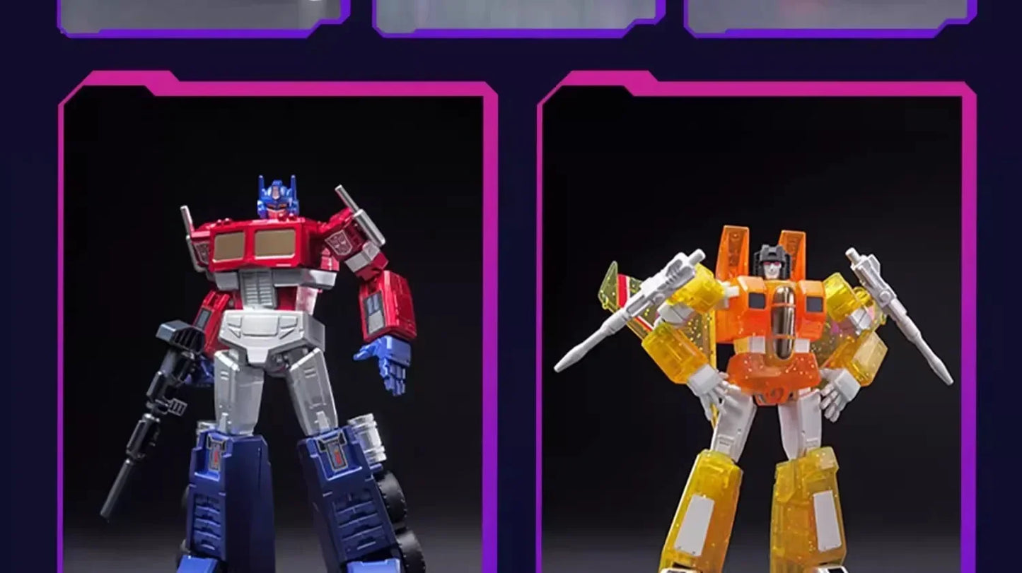 Blind Box Transformers Articulated Figure - AULDEY AAE Optimus Prime Soundwave Multi-Pose Action Model Display Gift for Kids