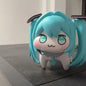 Doro Hatsune Miku Action Figures  Q Version PVC Anime Model Figures Kawaii Cartoon Cute Desktop Decoration Toy Doll Gift