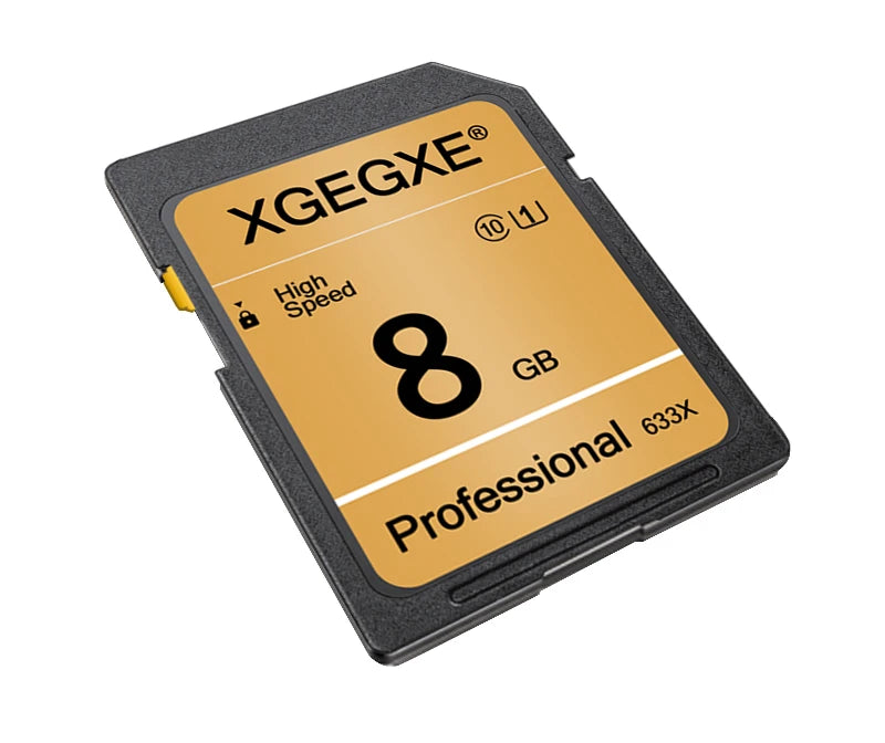 XGEGXE SD Card 32GB Class 10 High Speed 633x Video Card 4GB 8GB 16GB UHS-1 Professinonal Flash Memory Card for Camera Laptop