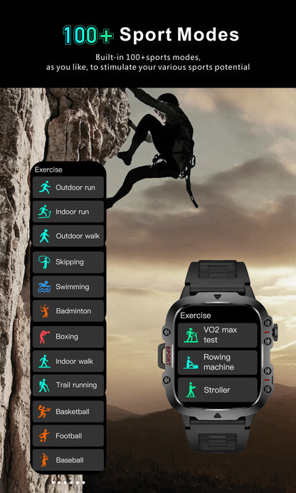 Original Military Men Smart Watches Wireless Call Fitness Clock IP68 Swim Waterproof Sport Smartwatch for Women IOS Android 2025