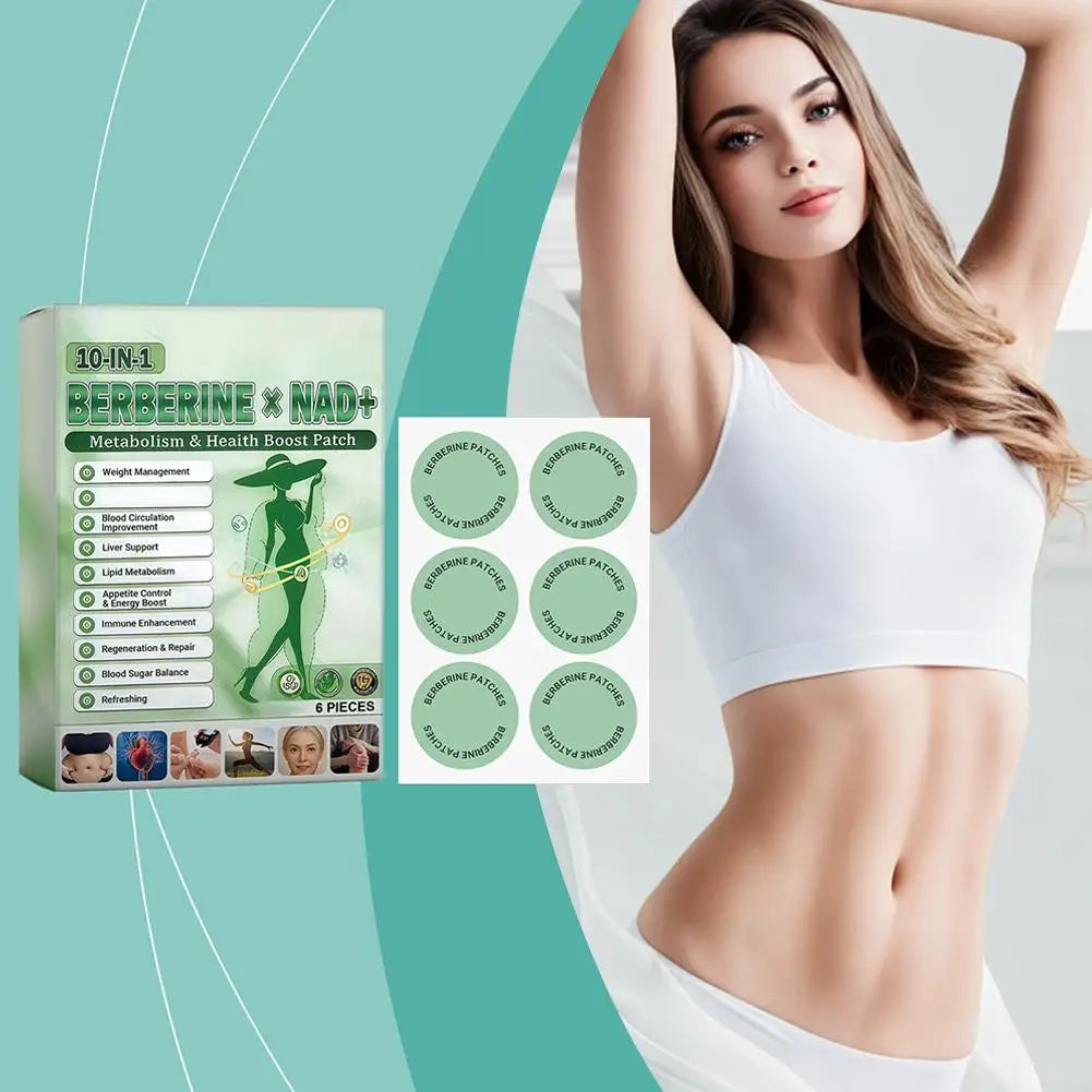 6PCS Moringa Composite Microneedle Patch Health Support Body Firming Nano Patch Natural Ingredients Microneedle Sticker ﻿