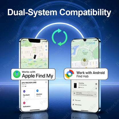 Wallet Anti-loss Card Location Tracking GPS Smart Tag for Android Key Luggage Finder With iPhone Find My App Bluetooth Device