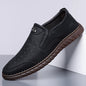 Men's Non-slip Slip-On Loafers, Comfortable Soft Sole Business Casual Shoes, Breathable for Outdoor & Driving-XH502