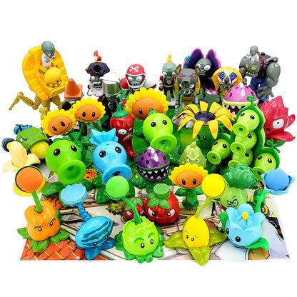 New Large Plants vs Zombies Figures Dr. Zomboss Peashooter Gargantuar Potato Mine Chomper Conehead For Kids Chrismas Toy Gifts