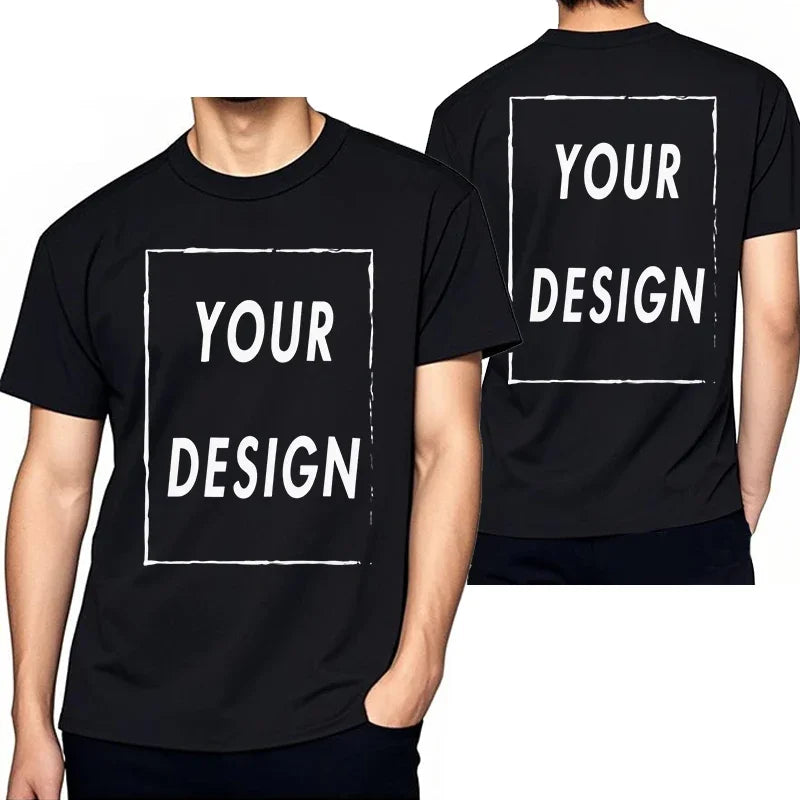 Bestseller Custom T-Shirt: Design Your Own Front & Back | Premium Unisex Tee for Couples, Teams & Events