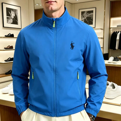 2026new high-end brand men's women's long sleeve zipper jacket autumn fashion exquisite Embroidery waterproof wear-resistant top