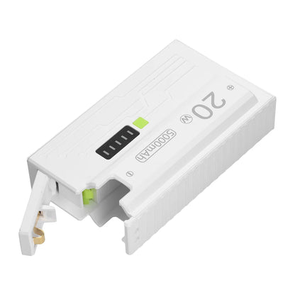 Power Bank Case 1 *21700 Battery Box DIY Kit USB Type-C 20W Fast Charging Power Bank Box Dual Mode Suppors Small Current