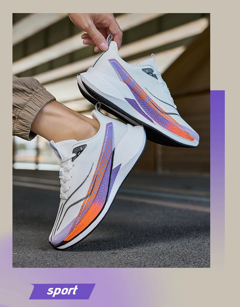 2026 New Chitu 9ro Carbon Fiber Plate Running Sneakers Lightweight Cushion Jogging Trainers Competition Sports Shoes Unisex