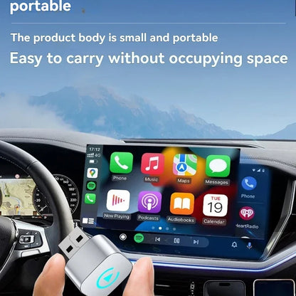 2in1 Wireless Carplay Adapter For iPhone android auto apple Wireless Carplay Mini USB Ai Box Carplay For Toyota Volvo Hyundai