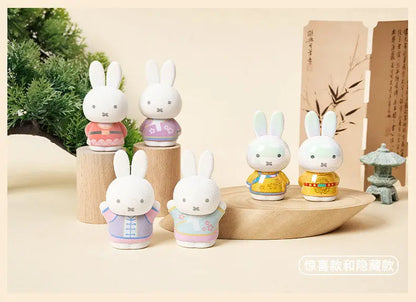 Genuine Blind Box Kawaii Miffy Cartoon Cute Doll Desktop Decoration Figure Birthday Gift Gift Toy for Girl