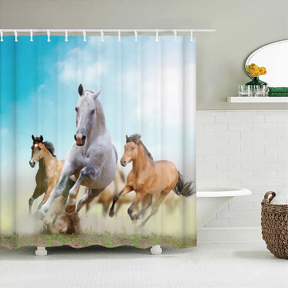 Cat shower curtains bathroom shower curtain Cute 3D fabric shower curtain with hooks funny waterproof shower curtain or Mat