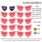 12-120Pcs Custom Wedding Sunglasses Personalised Heart Shaped Sunglasses Wedding Party Favors for Guest Date Initials Custom