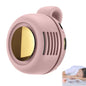 Portable Silent Mini Bladeless Electric Fan,Small fan Clip on Shirt Waist Mini Bladeless Fan Adjustable 3-Speed For Outdoor