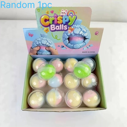 Multiple Series Squishy Stress Balls Slow Rebound Wax Skin Squeeze Toys Adult Quiet Sensory Fidget Toy Soothing Relieving Stress