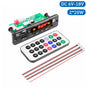 160W Amplifier Bluetooth MP3 WMA  APE Decoder Board 12V 40W Handsfree Car Audio Microphone USB TF FM Radio DIY Mp3 Music Player