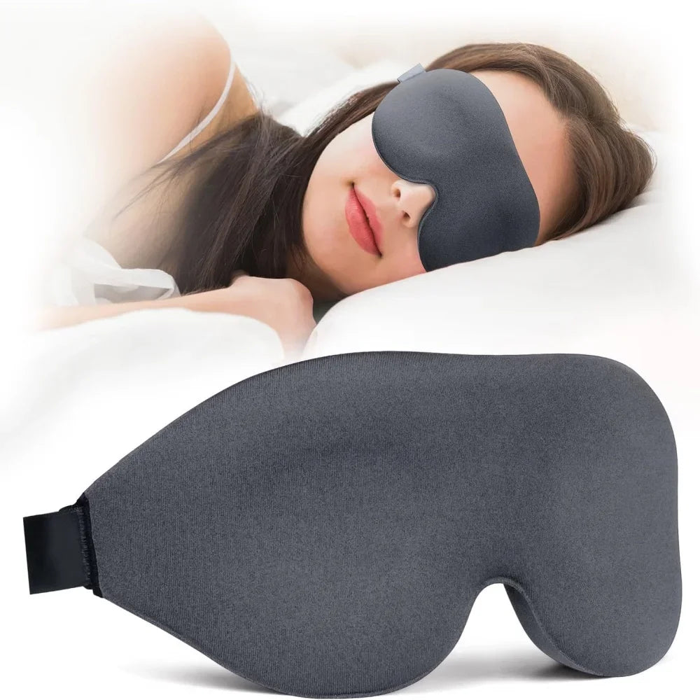 3D Soft Breathable Sleep Eye Mask 100% Blackout Zero Eye Pressure Plane Travel Eye Covers Sleeping Aid Eye Sleep Masker Eyepatch