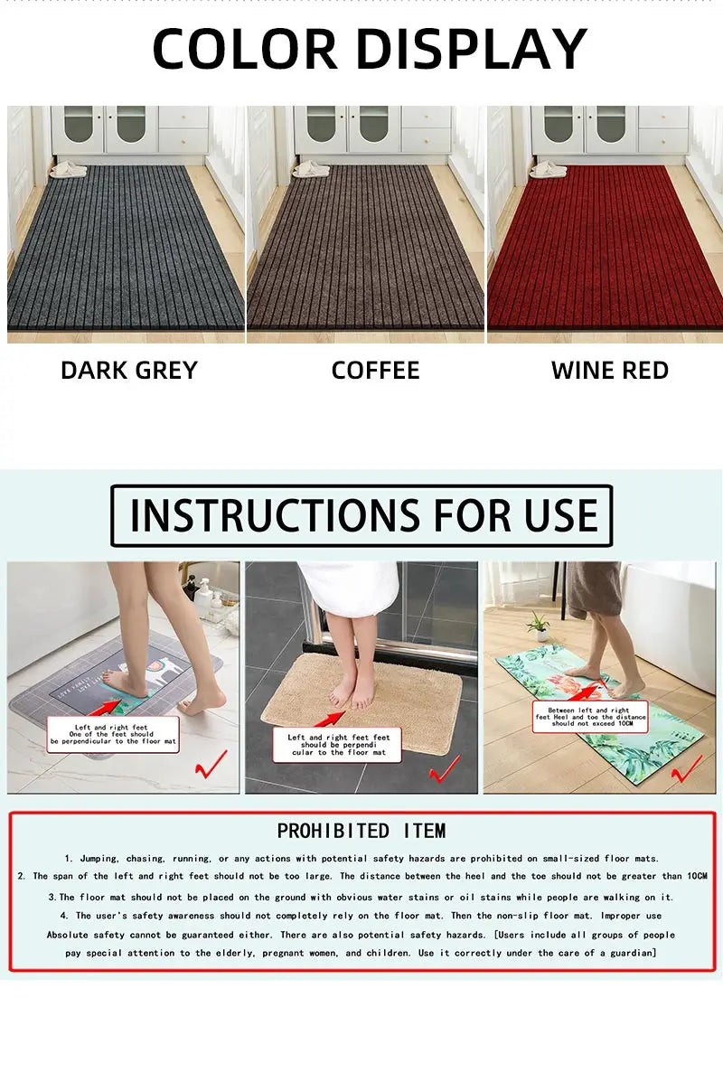 Large sized striped rubber bottom corridor carpet,laundry room carpet,anti slip and washable outdoor carpet,customized area carp