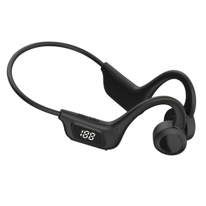 Bezprzewodowe słuchawki douszne, przewodnictwo kostne, sportowe, do pływania, kompatybilne z Bluetooth, bez użycia rąk, z mikrofonem do biegania, słuchawki douszne X7