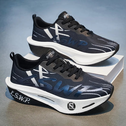 Men's Casual Sneakers, Men's Fashionable and Versatile Casual Sneakers, Lace-Up Closure Suitable for Outdoor Running, Walking, and Everyday Wear, Sporty Style, Comfortable and Snug Fit