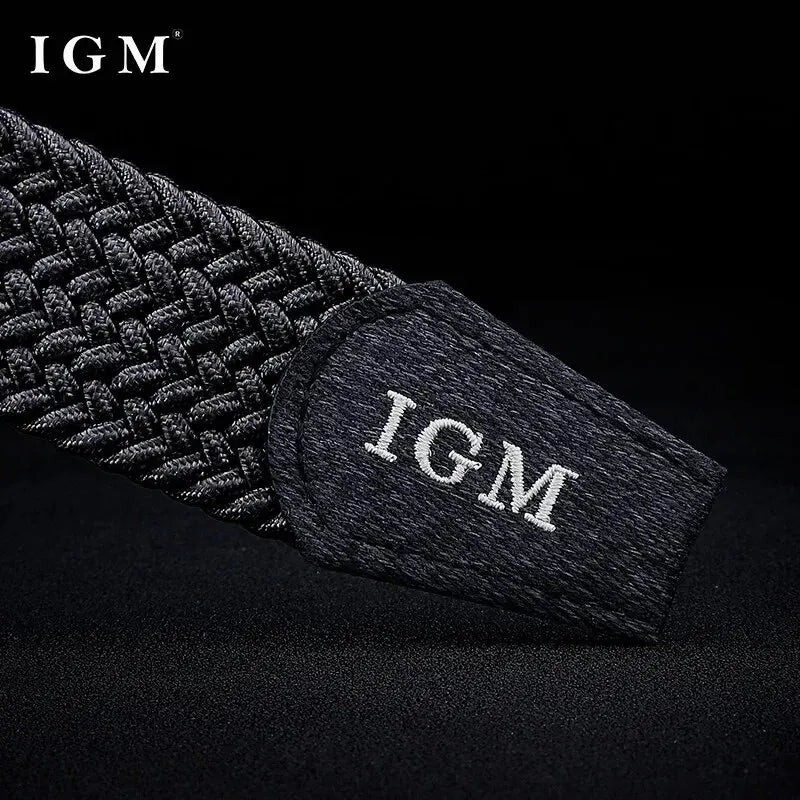 Men Belt Braided Elastic Belt for Men Stretchy Woven Canvas Fashion Belt for Versatile Jeans and Pants