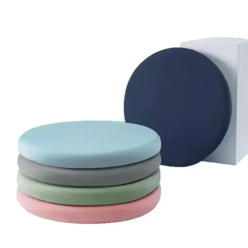 Inyahome Memory Foam Seat Cushion, Anti-Slip Soft Round Stool Pad for Home Kitchen Car & Office