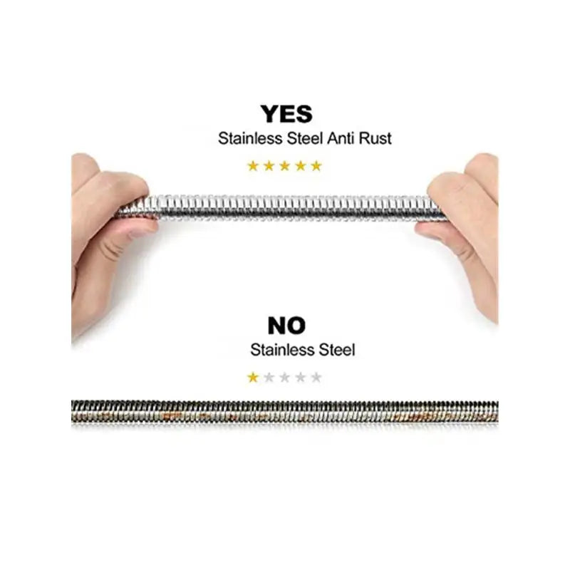 2m Flexible Shower Hose for Handheld Showerhead - Durable Plumbing Tube for Bathroom Use