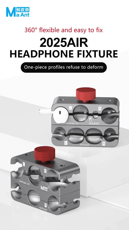MaAnt P2 AIR Earphone Clamp for AirPods 1/2/3/4/Pro/Pro12 Earphone Chip Repair Fixed Disassembly Battery Replacement Tools