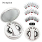 5 Magnets Glue Free Magnetic Lashes 3D Fluffy Faux Mink False Eyelashes With Mirror Case & Applicator