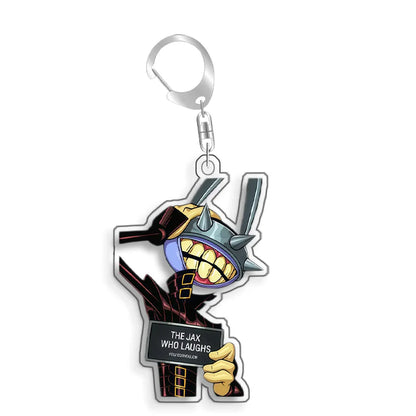 For The Amazing Digital Circus Ragatha Pomni Gangle Caine  Acrylic Selfmade Cute Cartoon Anime Keychain Pendant Toy Gifts 5cm