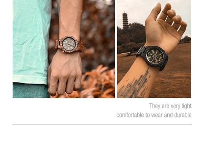 BOBO BIRD Wood Watches Relogio Masculino Watch for Men Viking Warriors Symbol Relojes Para Hombre часы мужские Logo Custom