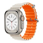 Ocean Strap for apple watch Band 44mm 40mm 45mm 41mm 49mm 46mm silicone correas bracelet iWatch series 7 5 6 3 se 8 Ultra 2 9 10