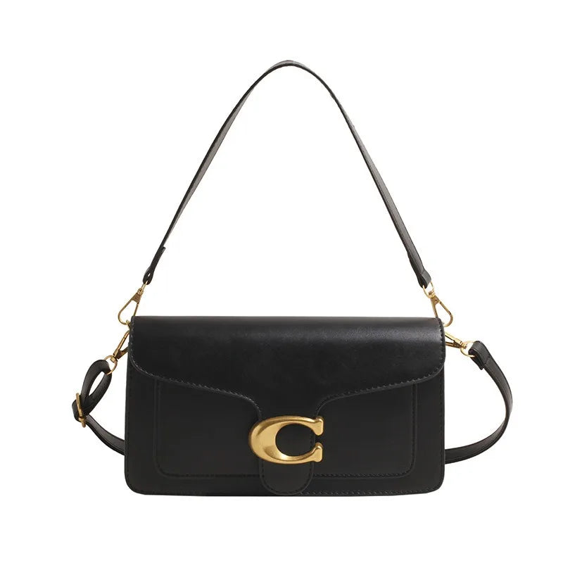 2026 New Niche Solid Color Small Square Bag Premium Texture Simple Versatile Multi-compartment Shoulder Crossbody Bag Fashion
