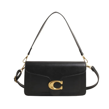 2026 New Niche Solid Color Small Square Bag Premium Texture Simple Versatile Multi-compartment Shoulder Crossbody Bag Fashion