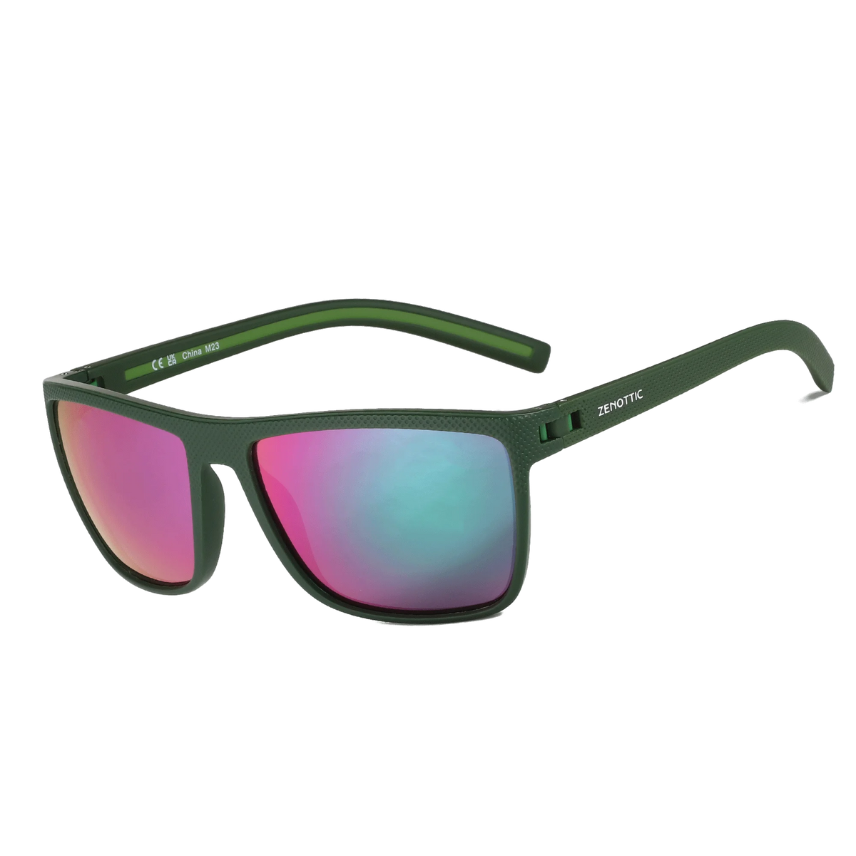 ZENOTTIC Fashion Polarized Sunglasses Shade for Women Men Lightweight TR90 Frame UV400 Protection Square Sun Glasses