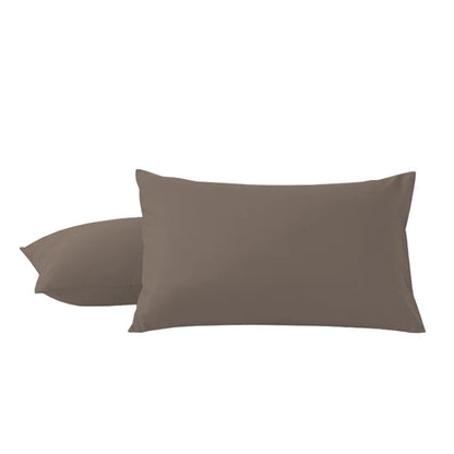 2Pcs Pack Microfiber Pillowcases Solid Color, Envelope Closure, Machine Washable, Woven Fabric, for Bedroom, Living Room