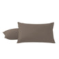 2Pcs Pack Microfiber Pillowcases Solid Color, Envelope Closure, Machine Washable, Woven Fabric, for Bedroom, Living Room