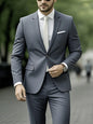 Men's Suit 2pcs Set, Elegant Formal Jacket And Pants, Great Wear for Wedding, Party And Formal Dinner