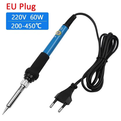 60W Soldering Iron Adjustable Temperature Electric Solder Iron Rework Station Mini Handle Heat Pencil Welding Repair Tools