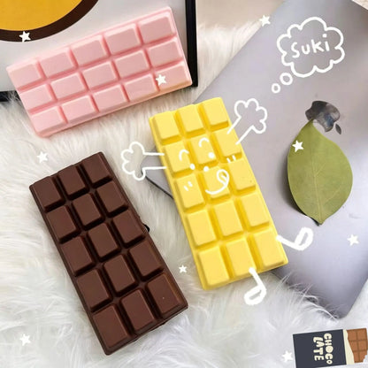 Simulated Chocolate Stress Relief Wet Soft Chocolate Plate Slow Rebound Pinch Toy Cute Release Stress Relief