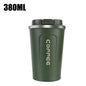 Thermo Cafe Car Thermos Mug for Tea Water Coffee Leak_Proof Travel Thermo Cup Coffee Mug 380/510ML Double Stainless Steel