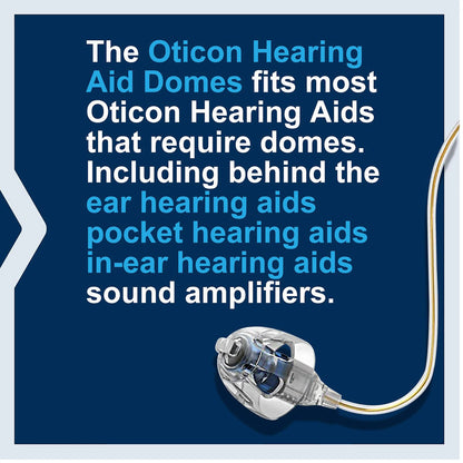Open Vent  Hearing Aid Domes for Oticon Minifit, Ear Caps Replacements Parts Accessories Domes for Oticon Hearing Aid