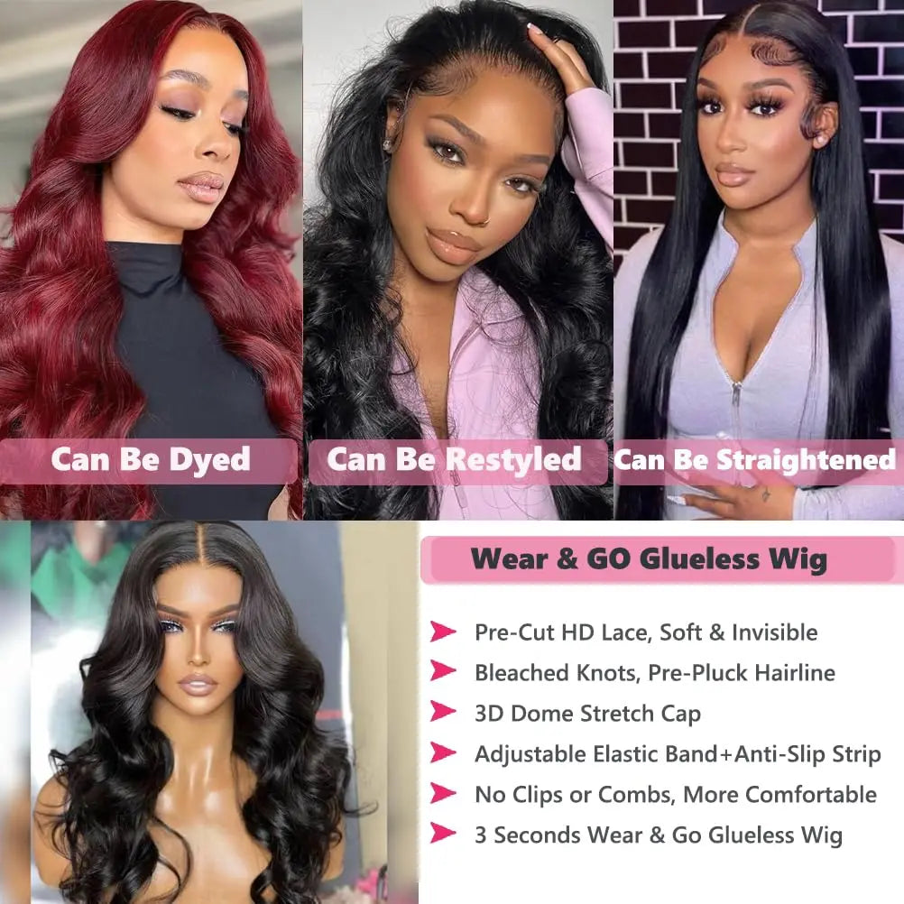 34 32 30In Body Wave Human Hair Lace Frontal Wigs 13x4 13x6 Transparent Lace Front Wig For Women 6x4 5x5 Glueless Wig Human Hair