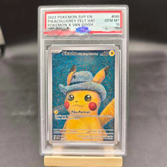 DIY  Rating Card VAN GOGH /GREY FELT HAT 2023 SVP EN 085 Collection Card Copy 10Points Rating Card Game Gift Toy