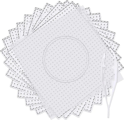 1/4/9pcs 5mm Large Square Fuse Beads Pegboards Plastic Beads Boards with Ironing Paper, Beads Tweezers for Kids Craft Beads